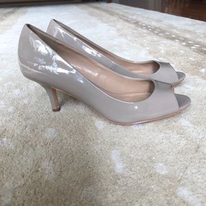 Ann Taylor peep toe pumps